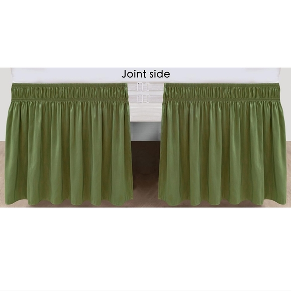 Bed Skirt Twin Wrap Around Elastic Biscayne Bay - Picture 5 of 8